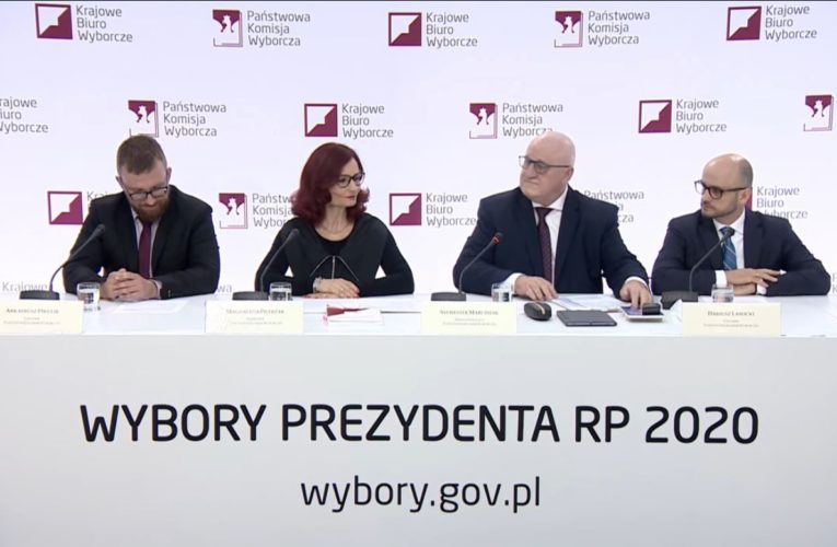 Wybory prezydenckie 2020. PKW podała oficjalne wyniki pierwszej tury. Andrzej Duda z poparciem 43,50 proc.