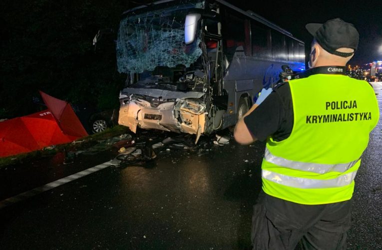 Gliwice: Tragedia na drodze. Nie żyje 9 osób