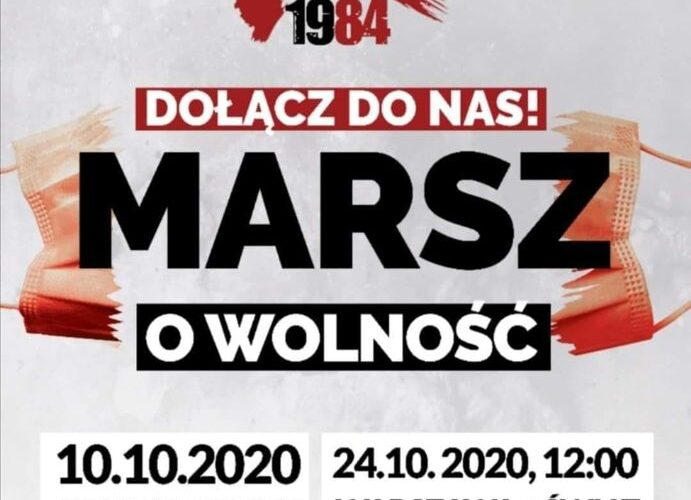 Lublin: 10 października odbędzie się „Marsz o wolność”