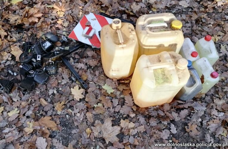 Policjanci zatrzymali sprawcę kradzieży paliwa i innych wartościowych przedmiotów