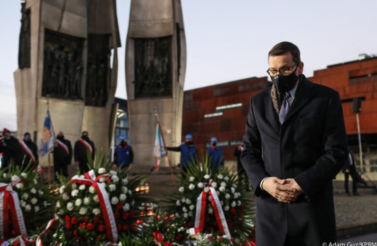 Premier Mateusz Morawiecki wziął udział w obchodach 50. rocznicy Grudnia’70